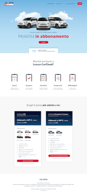 Leasys presenta CarCloud, il primo abbonamento alla mobilità Leasys presenta CarCloud, il primo abbonamento alla mobilità