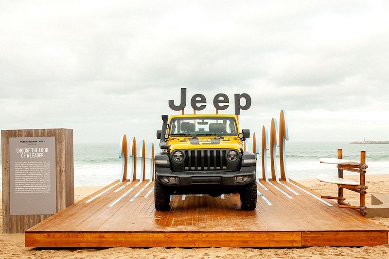Jeep e Mopar insieme nelle competizioni europee del World Surf League Jeep e Mopar insieme nelle competizioni europee del World Surf League
