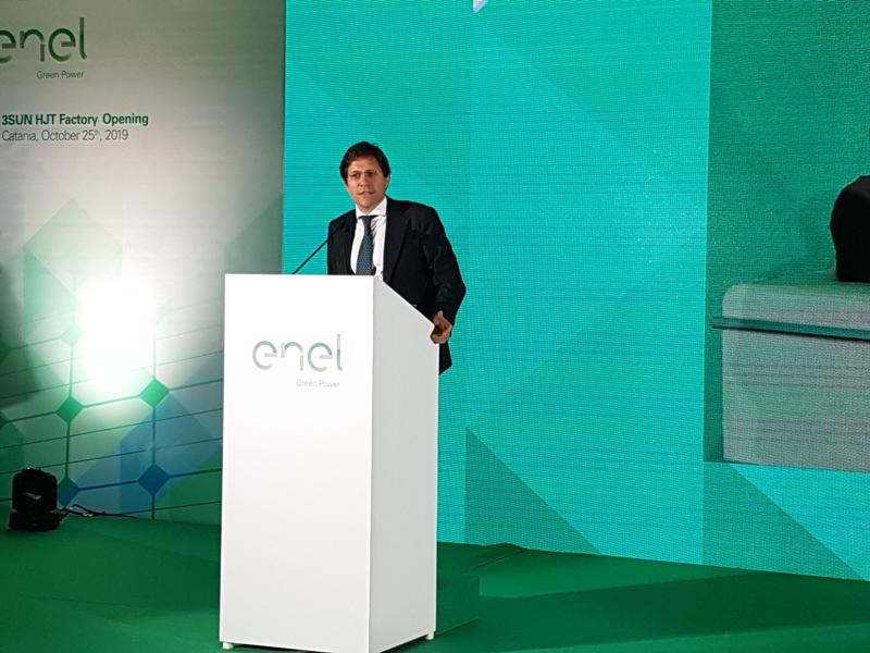 Enel Green Power, inaugurata la nuova linea di pannelli HJT di 3SUN a Catania