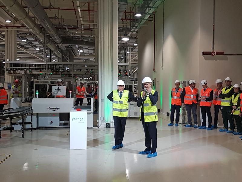 Enel Green Power, inaugurata la nuova linea di pannelli HJT di 3SUN a Catania