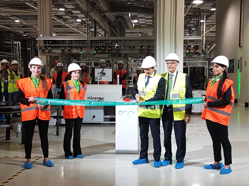 Enel Green Power, inaugurata la nuova linea di pannelli HJT di 3SUN a Catania