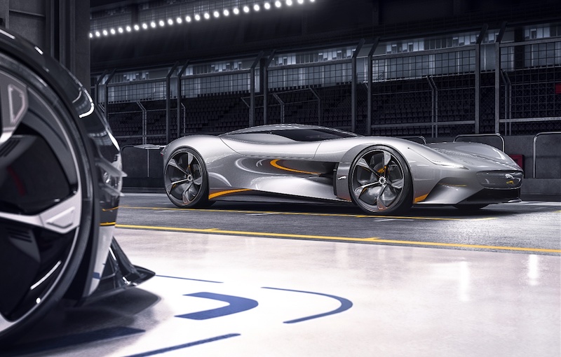 Jaguar presenta la sua prima sportiva virtuale interamente elettrica. Jaguar presenta la sua prima sportiva virtuale interamente elettrica.