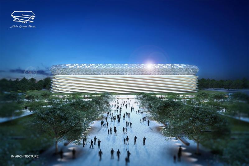 Stadio San Siro, il progetto alternativo dello studio JM. FOTO Stadio San Siro, il progetto alternativo dello studio JM. FOTO
