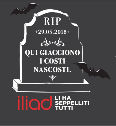 Ad Halloween la campagna iliad è “mostruosa”