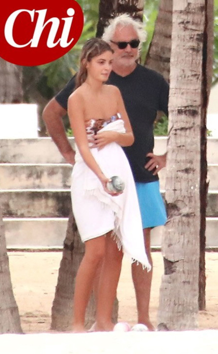 Flavio Briatore con la nuova fidanzata Benedetta Bosi. E la Gregoraci…