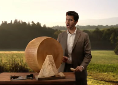 L’informazione passa anche per lo spot tv. L’esempio Parmigiano Reggiano