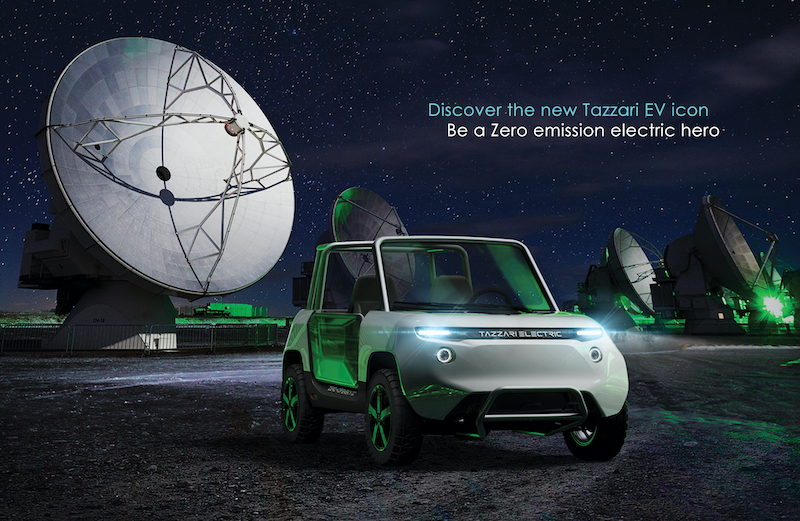 Tazzari a Eicma 2019 svela la ZERO 4 Opensky