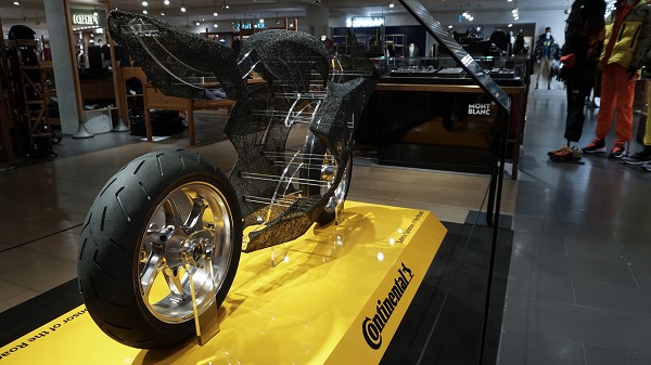 Fuori Eicma, la moto ecocompatibile stampata in 3D di Continental. FOTO-VIDEO