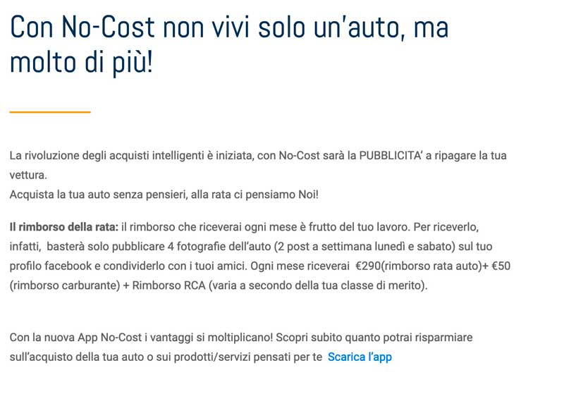 Auto con la pubblicità: frode ed evasione. Finita l’avventura My Car No cost Auto con la pubblicità: frode ed evasione. Finita l’avventura My Car No cost