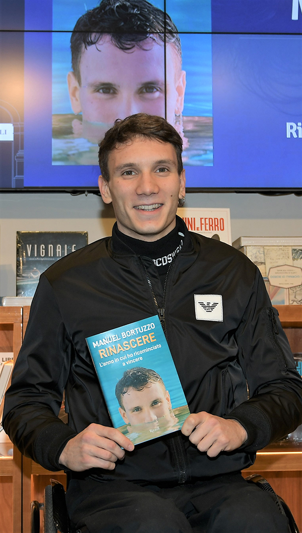 Manuel Bortuzzo presenta il suo libro RINASCERE di Rizzoli
