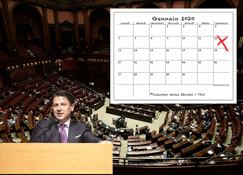 Crisi di governo e corsa alle urne? Segnatevi questa data: 12 gennaio Crisi di governo e corsa alle urne? Segnatevi questa data: 12 gennaio