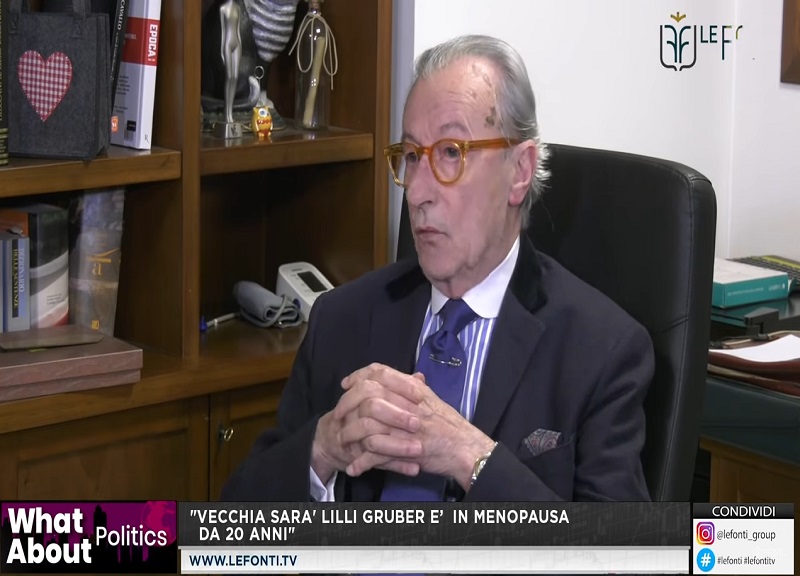 Feltri: “Gruber in menopausa. Segre? Io ricevo più minacce”. VIDEO-INTERVISTA Feltri: “Gruber in menopausa. Segre? Io ricevo più minacce”. VIDEO-INTERVISTA