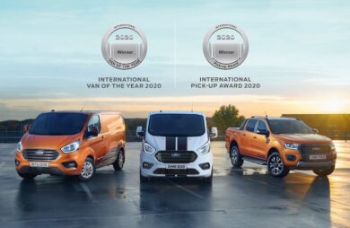 I commerciali Ford sono Van of The Year 2020 e Pick-Up of the Year 2020