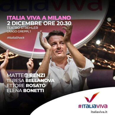 Matteo Renzi e Italia Viva a Milano il 2 dicembre