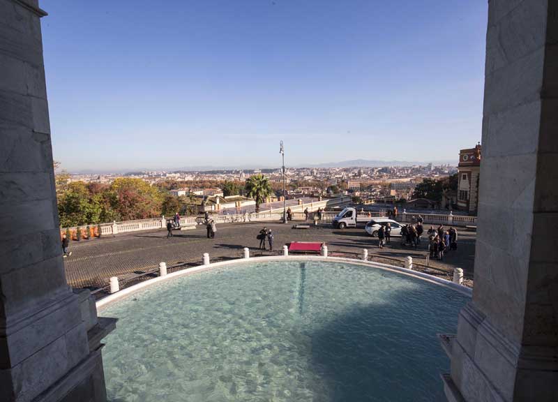 Gianicolo, torna a scorrere l’Acqua Paola. Roma meraviglia: lo show è servito