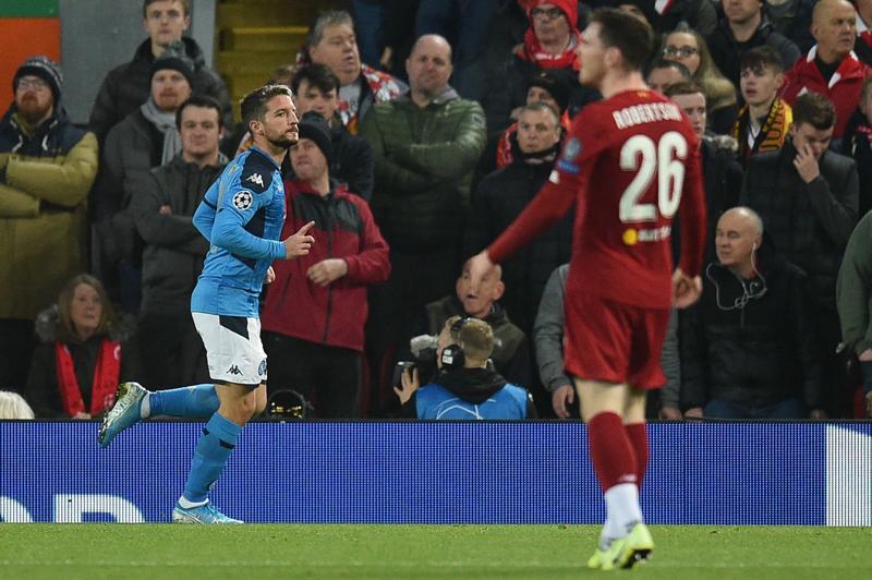 Liverpool-Napoli 1-1: basta un punto per gli ottavi di Champions League Liverpool-Napoli 1-1: basta un punto per gli ottavi di Champions League