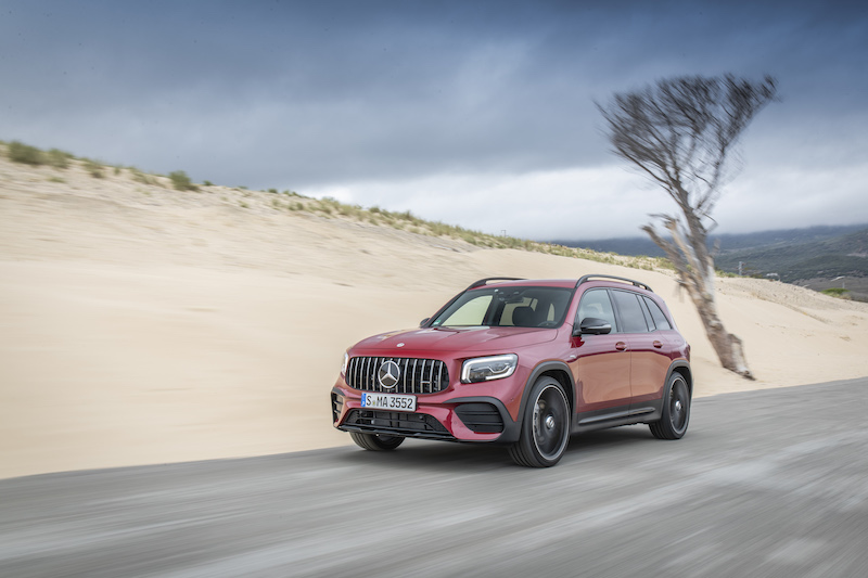 La versatilità di GLB, il primo suv Mercedes disponibile a sette posti