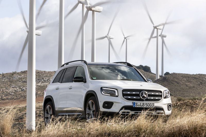 La versatilità di GLB, il primo suv Mercedes disponibile a sette posti