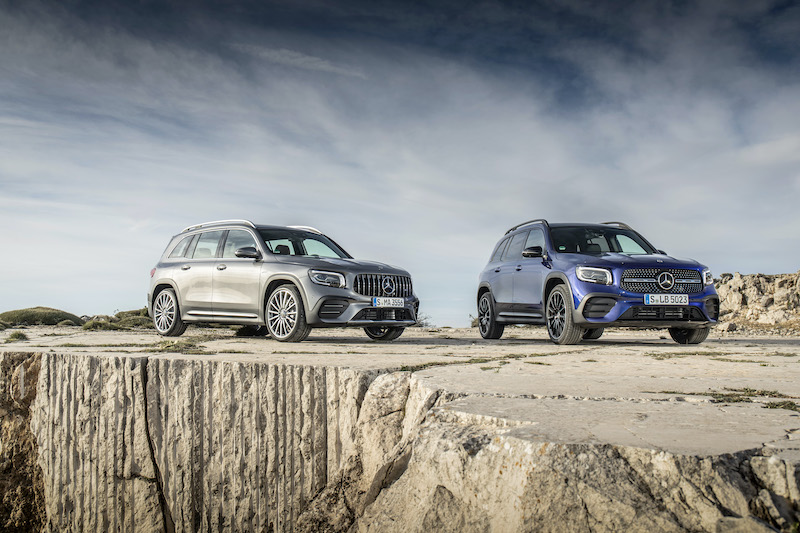 La versatilità di GLB, il primo suv Mercedes disponibile a sette posti