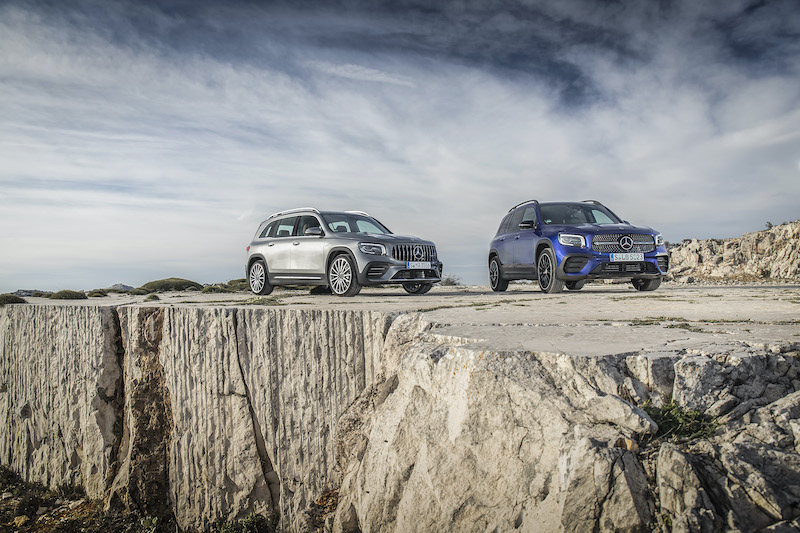 La versatilità di GLB, il primo suv Mercedes disponibile a sette posti