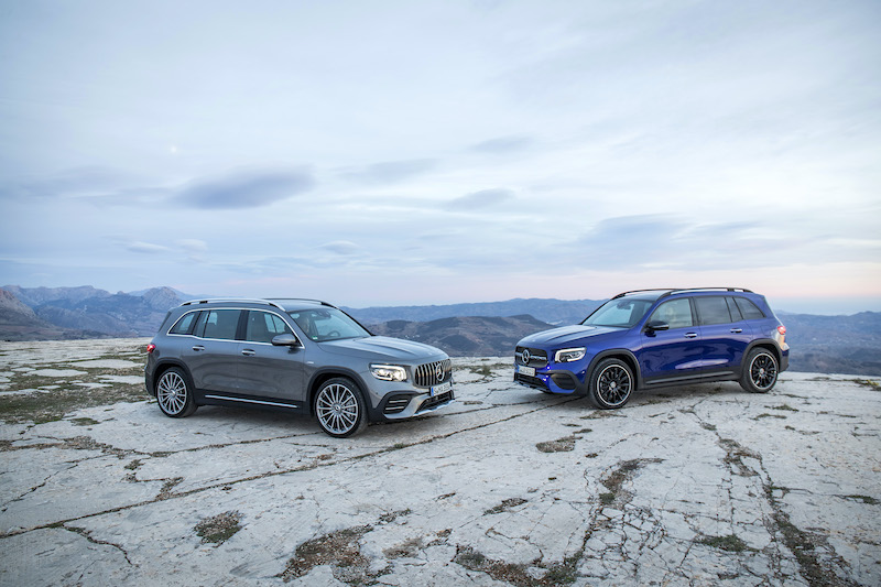 La versatilità di GLB, il primo suv Mercedes disponibile a sette posti