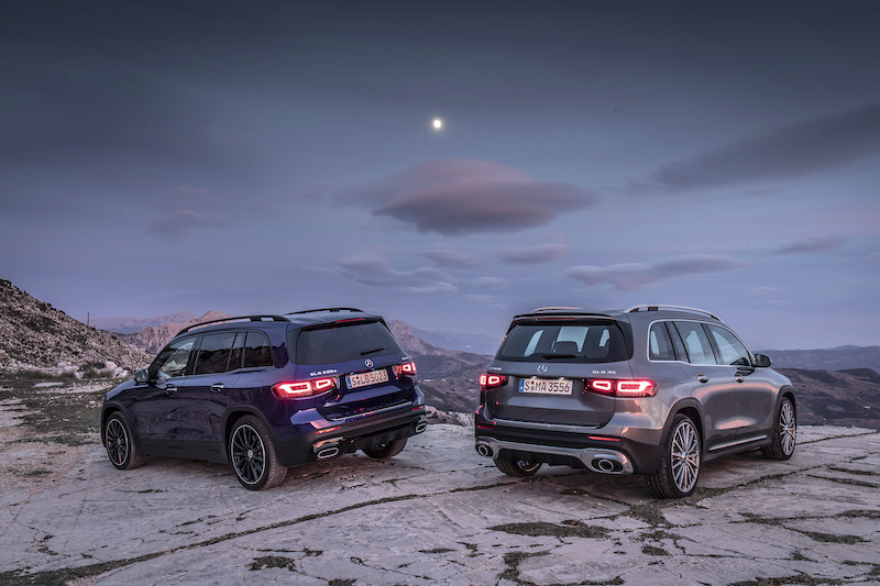La versatilità di GLB, il primo suv Mercedes disponibile a sette posti
