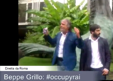 Beppe Grillo a Roma: #occupyrai