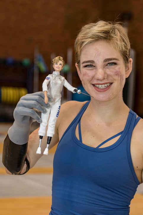 Bebe Vio nuova Barbie, esempio per tutte le bimbe. BARBIE-BEBE VIO FOTO