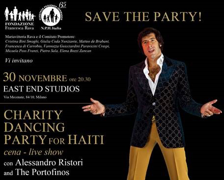Charity Dancing Party for Haiti: sabato agli East End Studios di via Mecenate Charity Dancing Party for Haiti: sabato agli East End Studios di via Mecenate