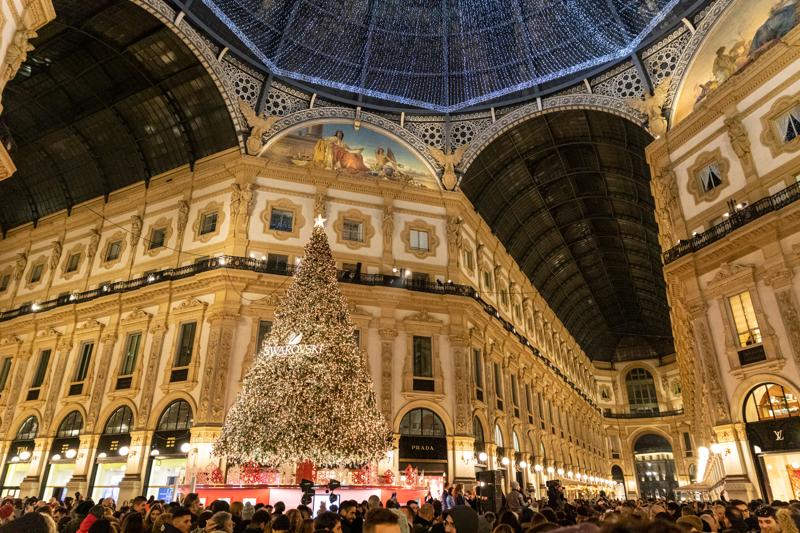 Swarovski accende l’albero in Galleria a Milano sulle note di Malika Ayane Swarovski accende l’albero in Galleria a Milano sulle note di Malika Ayane