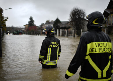Maltempo: crolla riva Ticino lungo vecchia via Francigena a Pavia