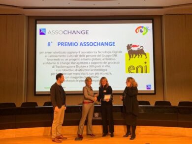 Lusuriello, Eni: “Orgogliosi del Premio Assochange per il digitale”