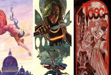 Prima alla Scala, la Tosca vista da Manara allo Spazio Fumetto. FOTO