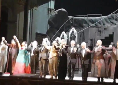 Teatro alla Scala, Prima 2019, Tosca: applausi finali