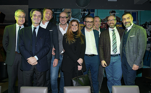 Salvini alla cena di Natale della Segreteria Provinciale della Lega a Milano