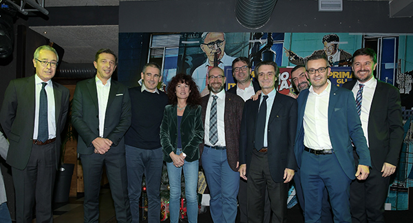 Salvini alla cena di Natale della Segreteria Provinciale della Lega a Milano