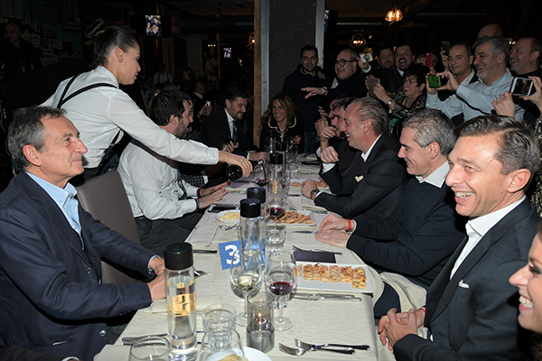 Salvini alla cena di Natale della Segreteria Provinciale della Lega a Milano