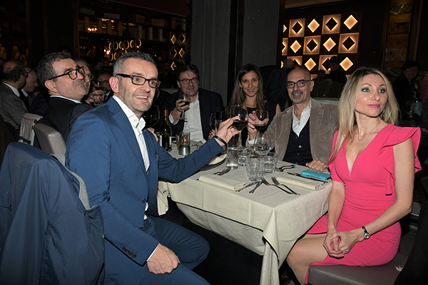 Salvini alla cena di Natale della Segreteria Provinciale della Lega a Milano