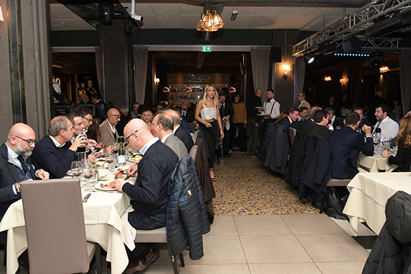 Salvini alla cena di Natale della Segreteria Provinciale della Lega a Milano