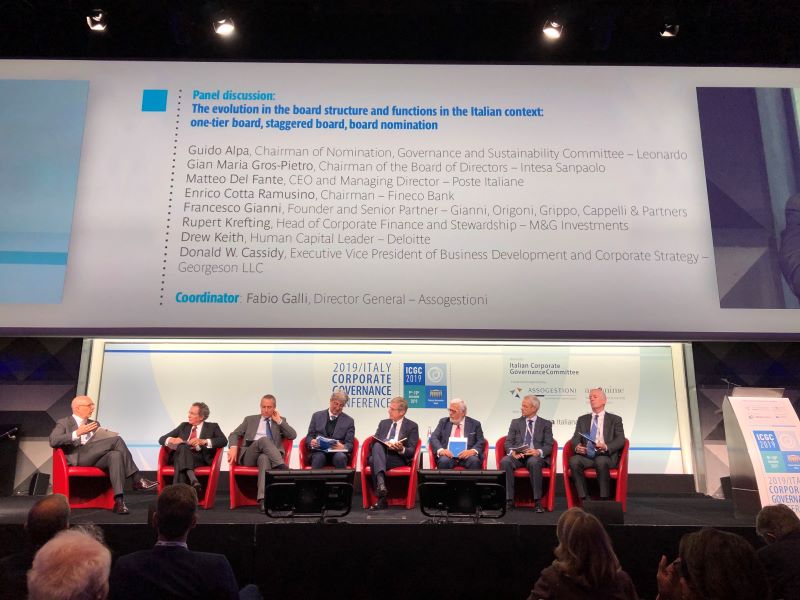 Galleria foto 'Italy Corporate Governance Conference, governance al tempo della sostenibilità' - foto 1