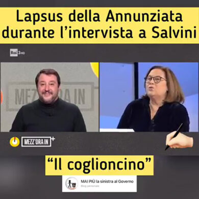 “Il coglioncino” di Salvini. Il lapsus di Lucia Annunziata