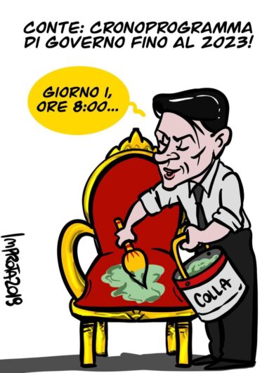 La vignetta/ Il cronoprogramma di Conte fino al 2023