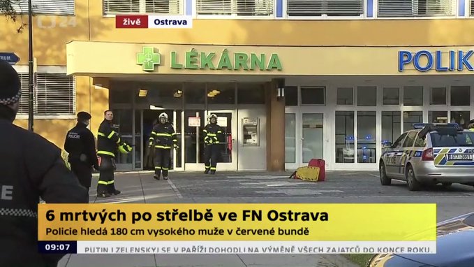 Repubblica Ceca, spari in ospedale di Ostrava: almeno 6 morti Repubblica Ceca, spari in ospedale di Ostrava: almeno 6 morti