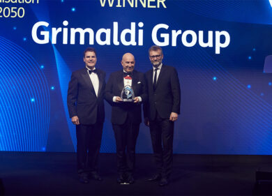 L’ “Excellence in decarbonisation Towards 2050” al gruppo armatoriale Grimaldi
