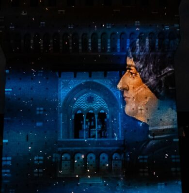 “Milano Leonardo 500”, luci e suoni al Castello Sforzesco fino al 6 gennaio