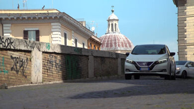 Nissan corre elettrico per Roma