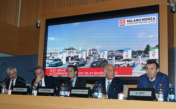 MONZA Open-Air MOTOR SHOW 2020 presentato a Milano