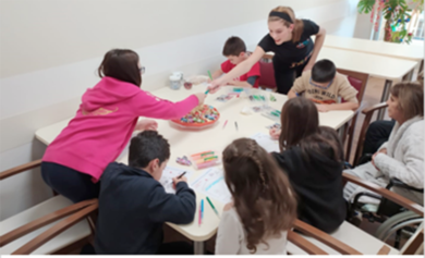 Casa di Cura S.Salvatore Korian: nonni e nipoti insieme per Natale