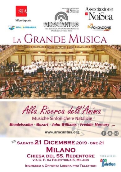 Sea: concerto di Natale a Milano a sostegno di Telethon