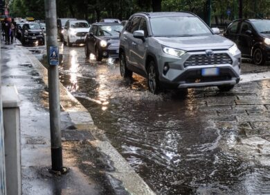 Maltempo, allerta arancione in unidici regioni d’Italia